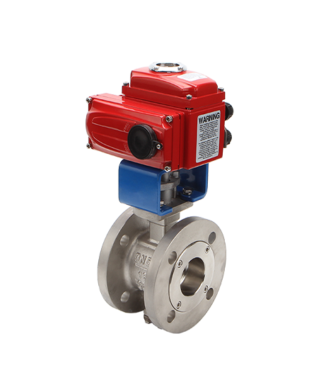 ODL Electric High-Performance Flanged Butterfly Valve