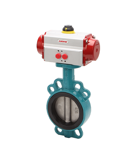 PT Pneumatic Soft Seal Wafer Butterfly Valve