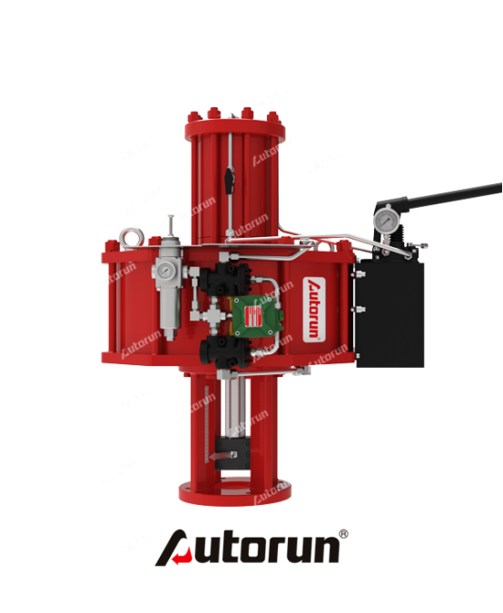Linear Stroke Top-mounted Hydraulic Manual Pneumatic Actuator