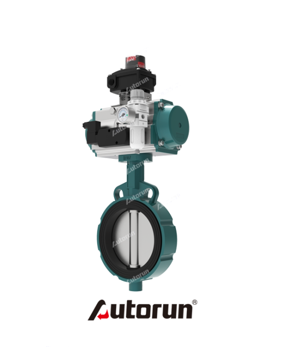 NRT Pneumatic Wafer Butterfly Valve