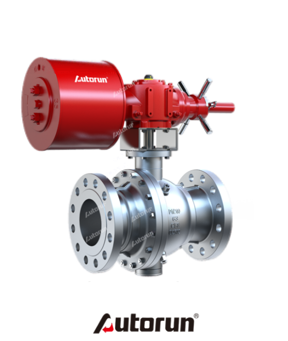  Scotch Yoke Pneumatic Trunnion Mounted Ball Valve